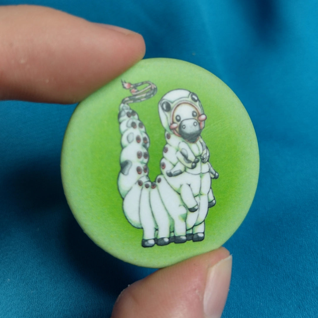 Gabelschwanzmuh - ⌀38mm Button